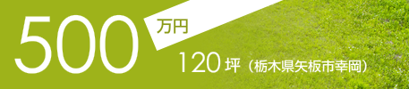 矢板市幸岡／土地情報（150坪） 